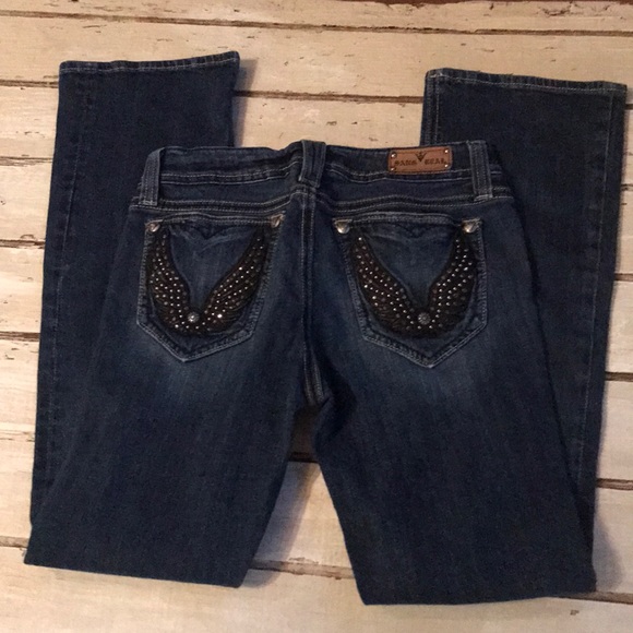 Sang Real Denim - Sang Real by miss me boot cut Jeans